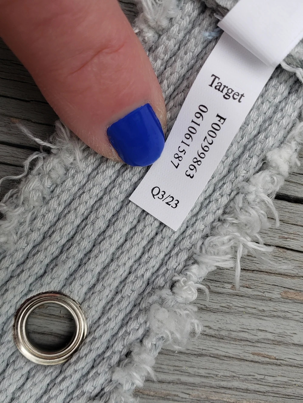 Wild Fable Blue Distressed Frayed Edge Belt Size X-Small - NWT